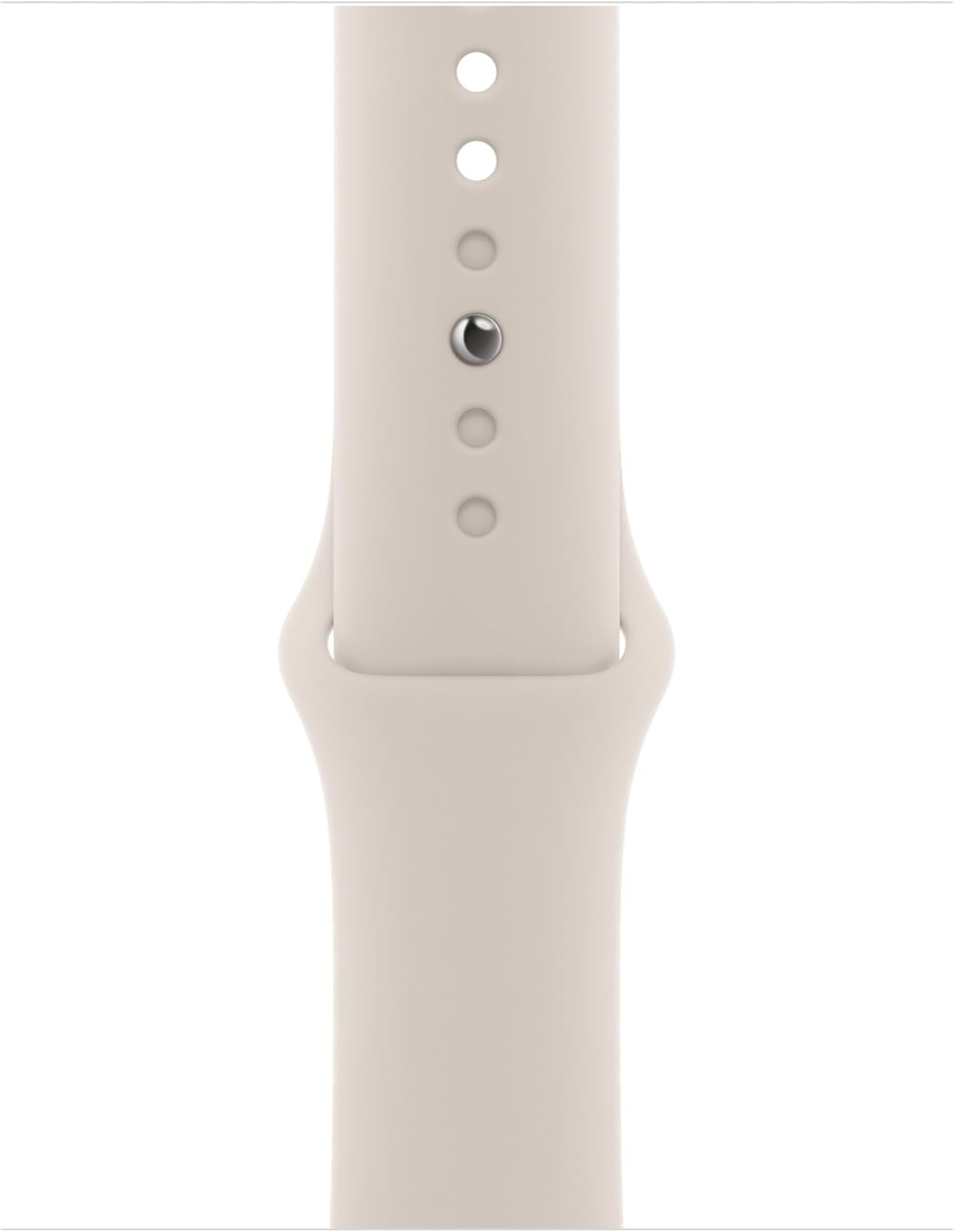 Apple Watch Series 7 (GPS + Cellular, 41mm) Starlight Aluminum Case with Starlight Sport Band, Regular (Renewed)