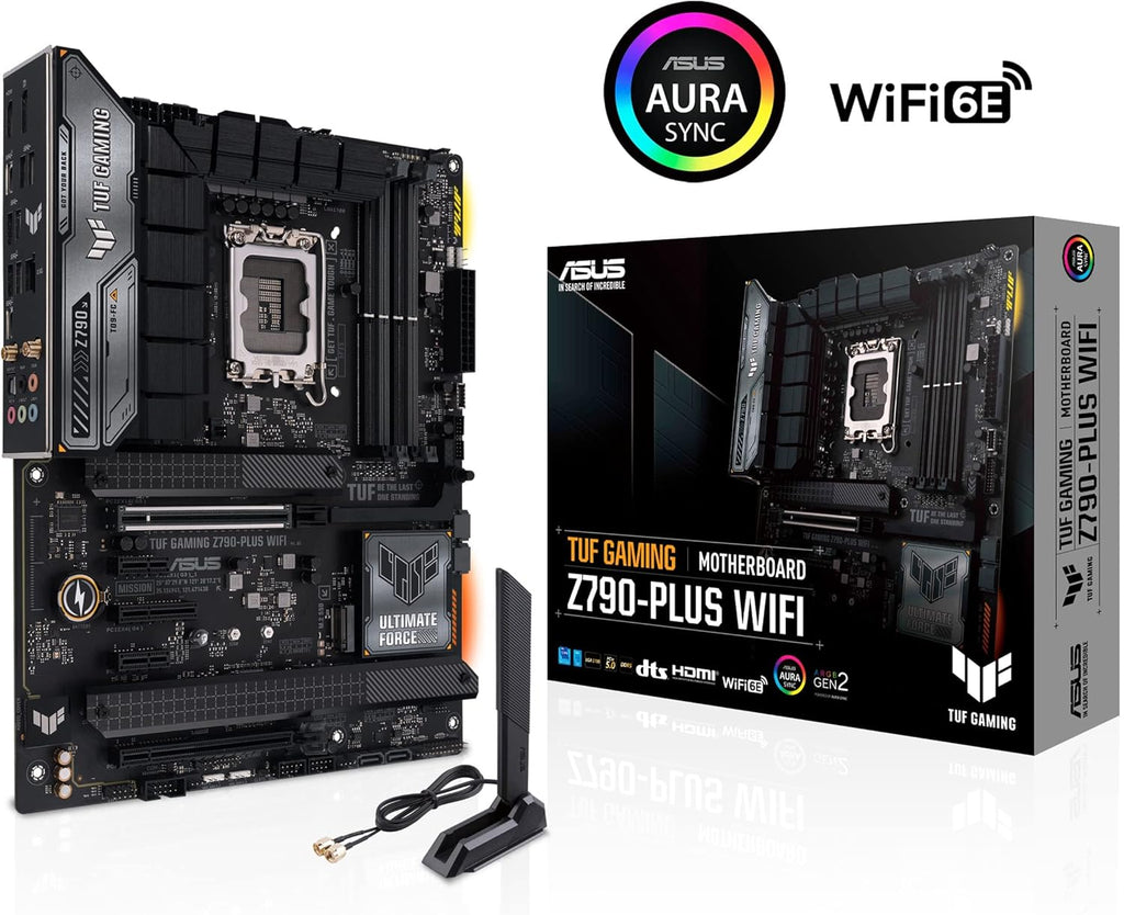 Micro Center CPU Motherboard Combo - Intel i9-14900K 14th Gen 24-Cores LGA 1700 Desktop Processor Bundle with TUF Gaming Z790-Plus WiFi Gaming Motherboard