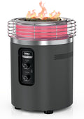 Ninja Fireside360™ Outdoor Heater & Fire Pit | 3 Modes: Flame, Heat, Flame & Heat | Portable for Patio, Deck, Camping | Easy Control Smokeless Flames | Push to Start Ignition | Charcoal | OF101AMZ