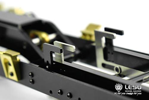 Lesu Metal Hydraulic Rod Lifting Mechanism 88 Dump Rc Truck Tipper 1/14 Tmy