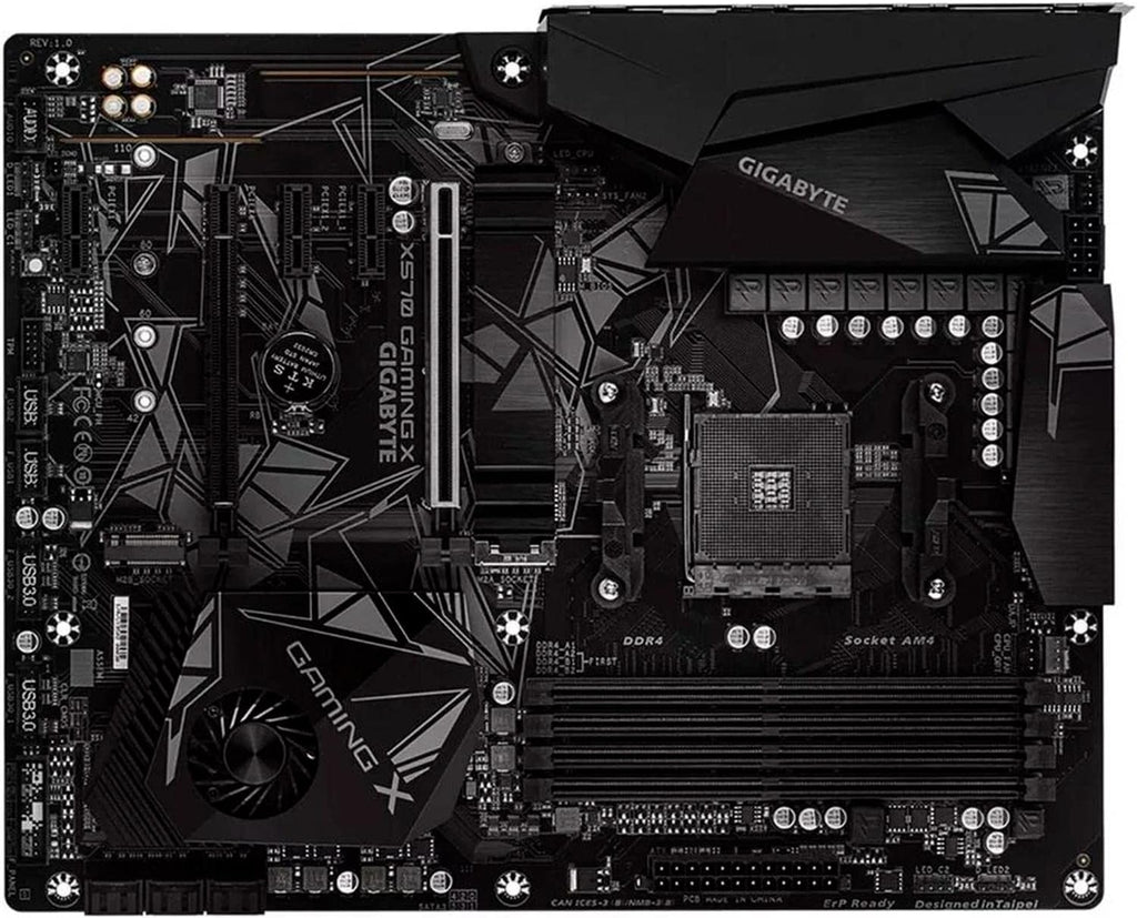 Gigabyte X570 Gaming X (AMD Ryzen 3000/X570/ATX/PCIe4.0/DDR4/USB3.1/Realtek ALC887/HDMI 2.0B/RGB Fusion 2.0/Realtek GbE 8118 LAN/Gaming Motherboard)