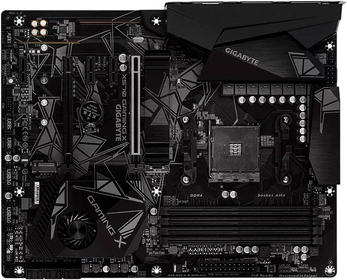 Gigabyte X570 Gaming X (AMD Ryzen 3000/X570/ATX/PCIe4.0/DDR4/USB3.1/Realtek ALC887/HDMI 2.0B/RGB Fusion 2.0/Realtek GbE 8118 LAN/Gaming Motherboard)