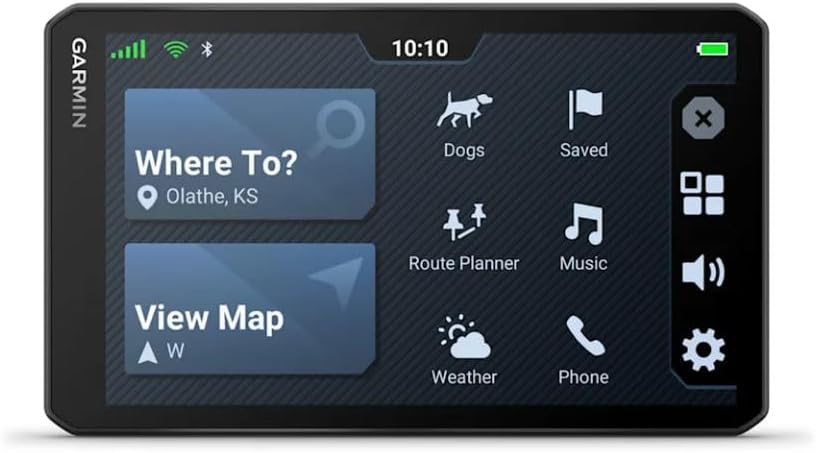 Garmin DriveTrack 72, Dog Tracking GPS Navigator, 7-inch Touch Screen, Pair to Your Garmin Handheld and Track Up to 20 Dogs w/ Wearable4U Power Car/Wall Bundle