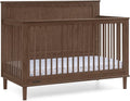 Delta Children Penelope 6-in-1 Convertible Crib - Greenguard Gold Certified, Teak Brown