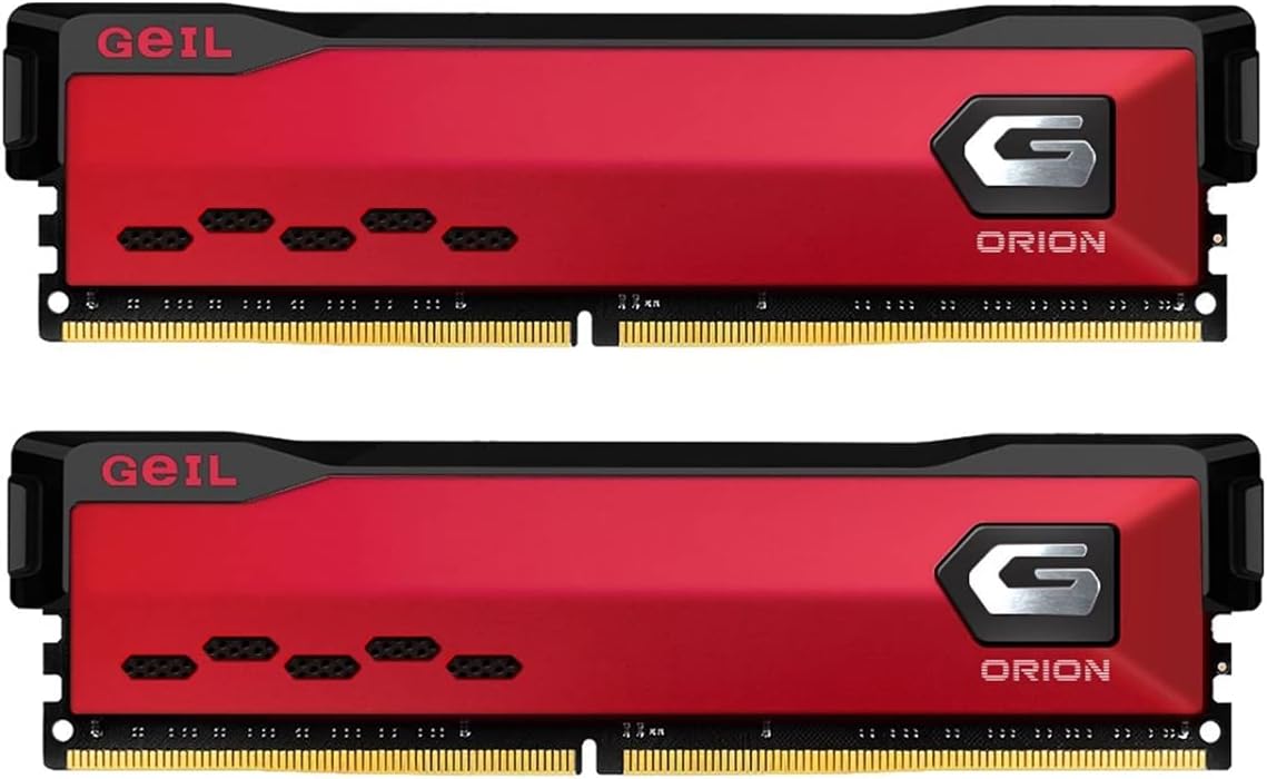 GeIL 32GB (2 x 16GB) Orion AMD Edition DDR4 PC4-24000 3000MHz 288-Pin Intel XMP 2.0 Desktop Memory Model GAOR432GB3000C16ADC