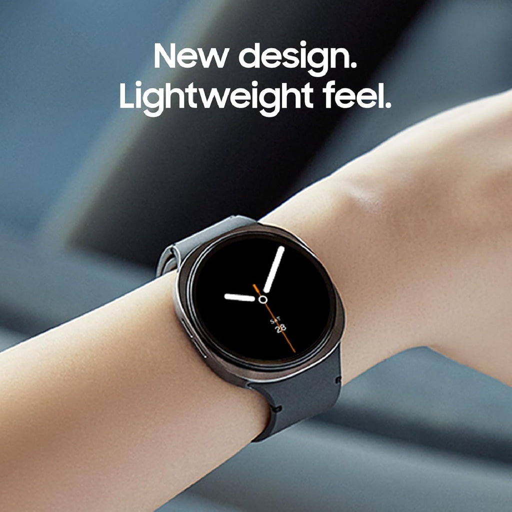 Samsung Galaxy Watch 8 (2025) 40mm Bluetooth Smartwatch, Cushion Design, GPS Fitness Tracker, Sleep Coaching, Running Coach, Energy Score, Heart Rate Tracking, Silver US Version, 2 Yr Warranty