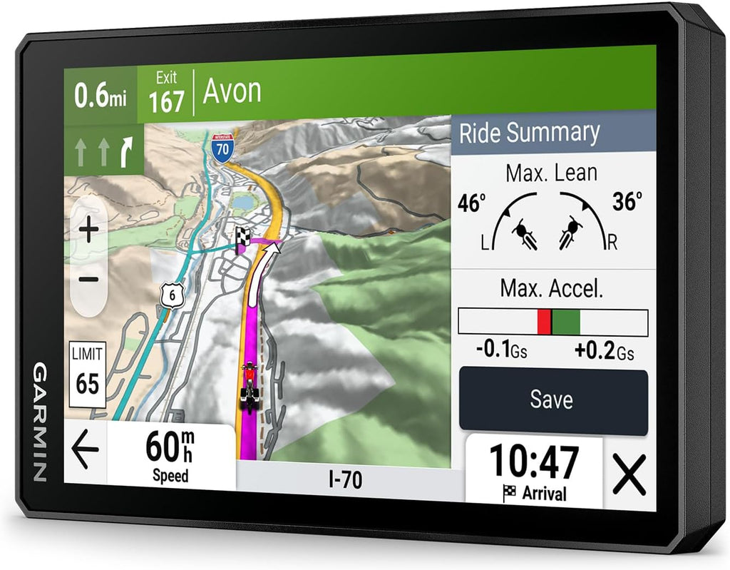 Garmin zūmo® XT3, 6” Rugged Motorcycle GPS, Lean Angles, Custom Route Planning, Adventurous Navigation, Group Rides, Garmin Performance Package Plan Option for Drag Racing Timer and Lap time Review