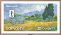 Hisense 50“ Hi-QLED S7 CanvasTV Series 4K UHD Google Smart Art TV (50S7SG, 2026 New) - Art Mode, Anti-Glare Panel, Dolby Vision HDR, Hi-Matte Display, Frame & UltraSlim Wall Mount Included