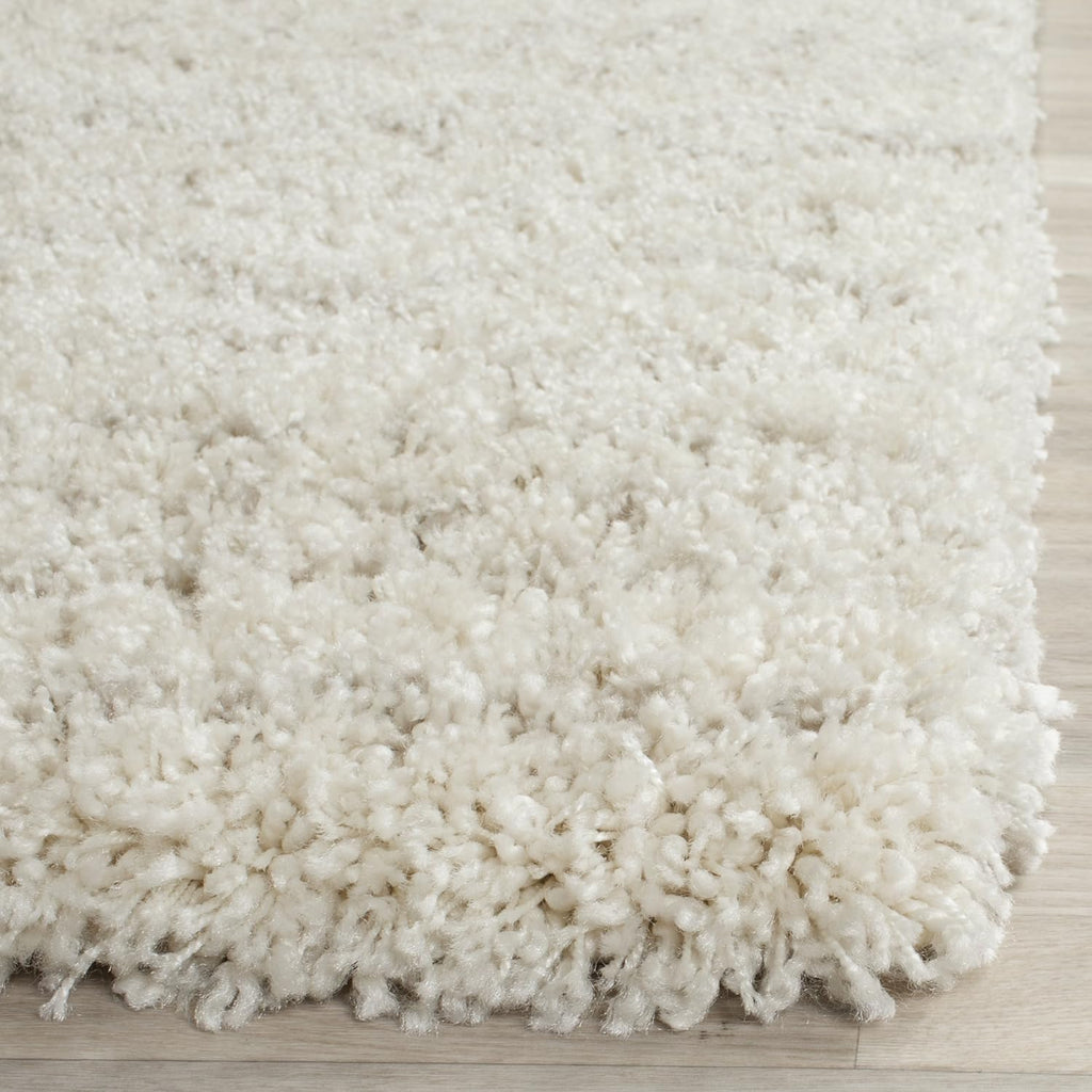 SAFAVIEH Area Rug 8x10 - Arizona Shag Collection - Large - Ivory & Beige, Moroccan Boho Design, Non-Shedding & Easy to Clean, Ideal for Living Room, Bedroom, Dining Space (ASG741A)