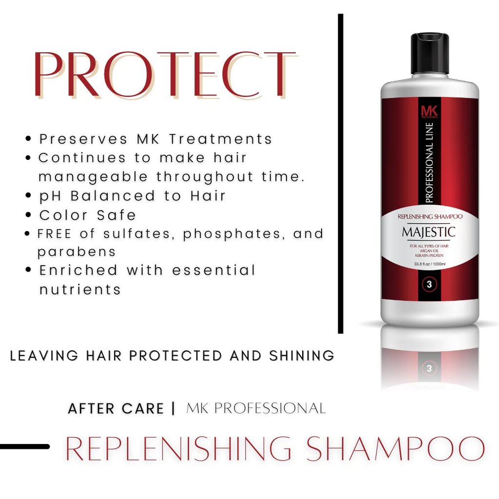 MK Hair Protein Therapy 1000 ml /33.8 Fl Oz KIT - Formaldehyde Free
