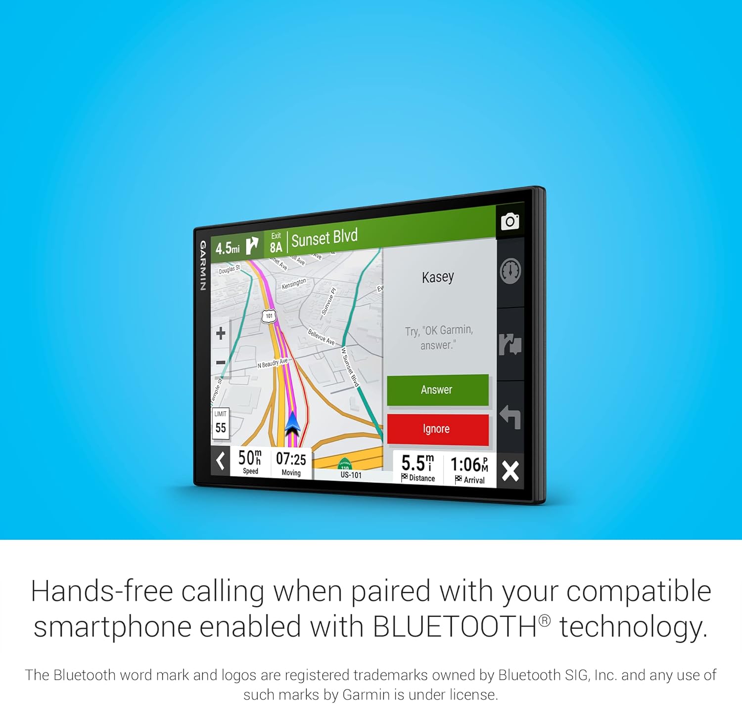 Garmin DriveSmart 86, 8-inch Car GPS Navigator with Bright, Crisp High-Resolution Maps and Garmin Voice Assist