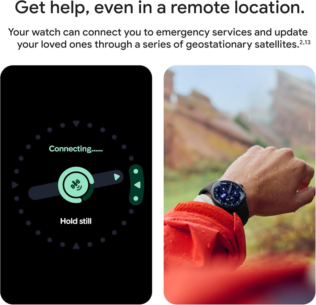 Google Pixel Watch 4 (45mm) - Android Smartwatch with Heart Rate and Sleep Tracking - 40-Hour Battery - Fitness Tracking - Google AI - Matte Black Aluminum Case - Obsidian Active Band - Wi-Fi