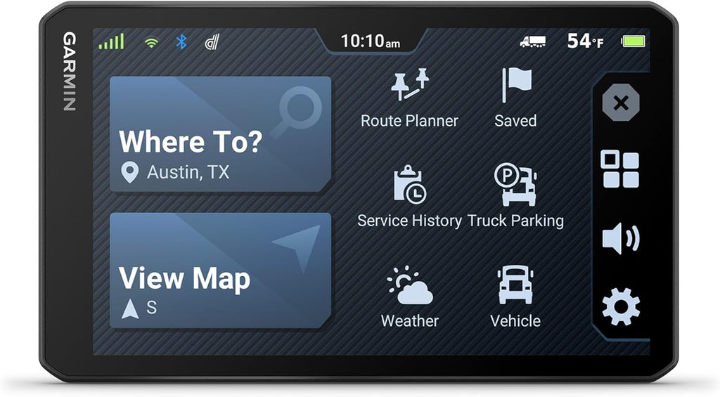 Garmin dezl OTR720, Large 7' GPS Navigator, Custom Truck Routing, Satellite Imagery, Wind Speed, Community-Shared Loading Docks & Parking Availability