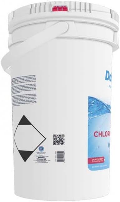 Doheny's 3-Inch Stabilized Chlorine Tablets for Sanitizing Swimming Pools | 99% Pure Tri-Chlor, 90% Available Chlorine | Long-Lasting, UV-Protected, Slow-Dissolving | Individually Wrapped 50lb Bucket