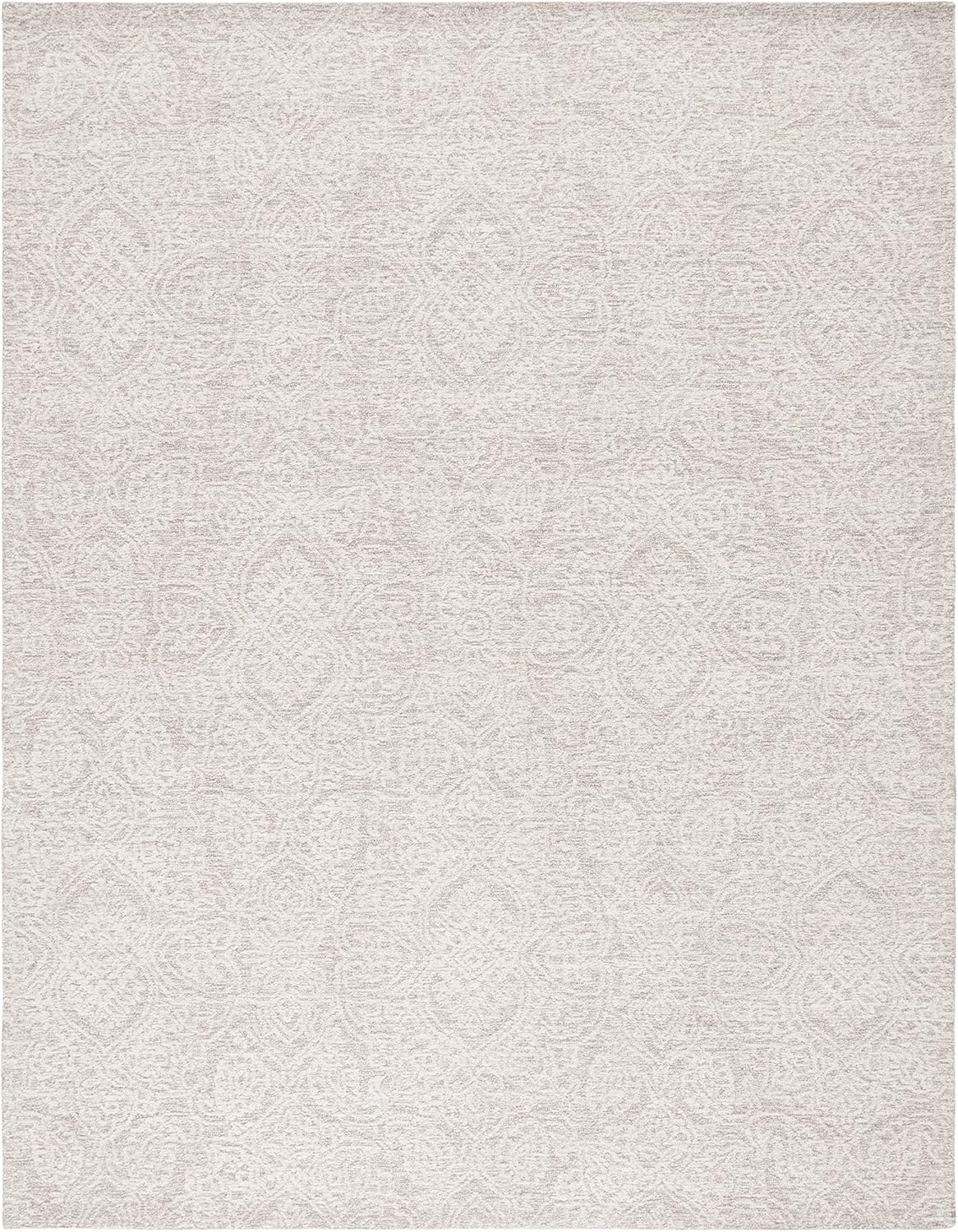 SAFAVIEH Area Rug 9x12 - Metro Collection - Large - Natural & Ivory, Handmade Wool, Ideal for Living Room, Bedroom, Dining Space (MET998A)