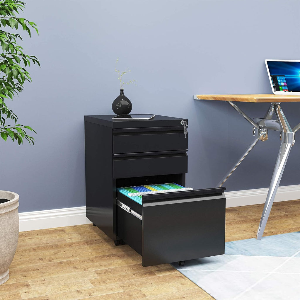 YITAHOME 4-Drawer Mobile File Cabinet with Lock,
