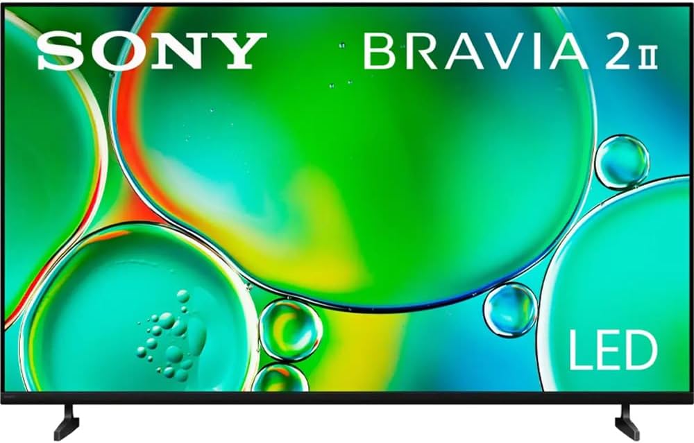 Sony K75S20M2 BRAVIA 2 II 75" 4K HDR Smart LED TV 2025 Bundle with CPS Exclusive 26 Month Protection, Wall Mount, 2X HDMI Cables, Surge Adapter & Deco Gear Complete Home Theater Beginner's Guidebook