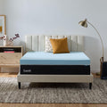 Lucid 4 Inch Memory Foam Mattress Topper, Queen Size – Cooling Gel Bed Topper – Preassure-Relieving Ultra Plush Feel – Ventilated Breathable Design – CertiPur Certified - Dorm Room Essentials