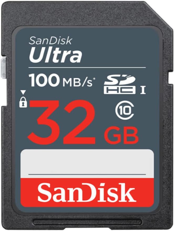 SanDisk 32GB Ultra SDHC UHS-I Memory Card (10-Pack) with Focus High Speed USB Card Reader Bundle (11 Items)