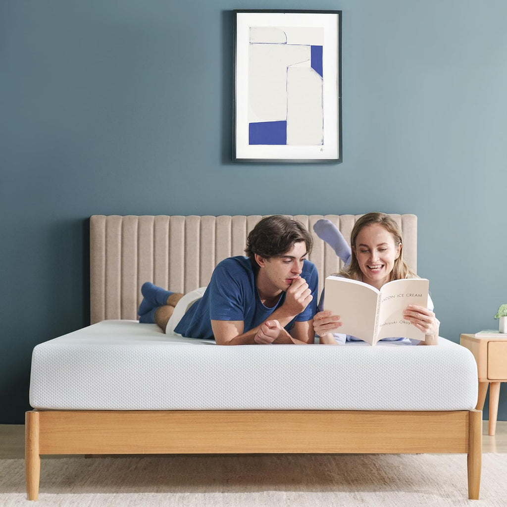 Zinus 8 Inch Green Tea Cooling Memory Foam Mattress New Version, Full, Fiberglass Free, Medium Firmness, Cooling Gel Foam, Certified Safe Foams & Fabric, Mattress in A Box