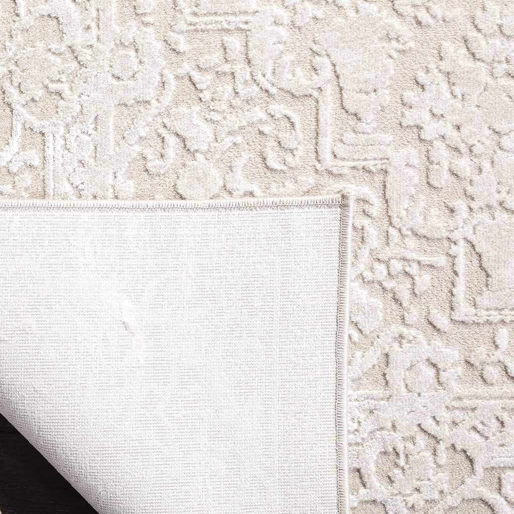 SAFAVIEH Area Rug 9x12 - Reflection Collection - Large - Cream & Ivory, Non-Shedding & Easy Cleaning, Ideal for Living Room, Bedroom, Dining Space (RFT664D)