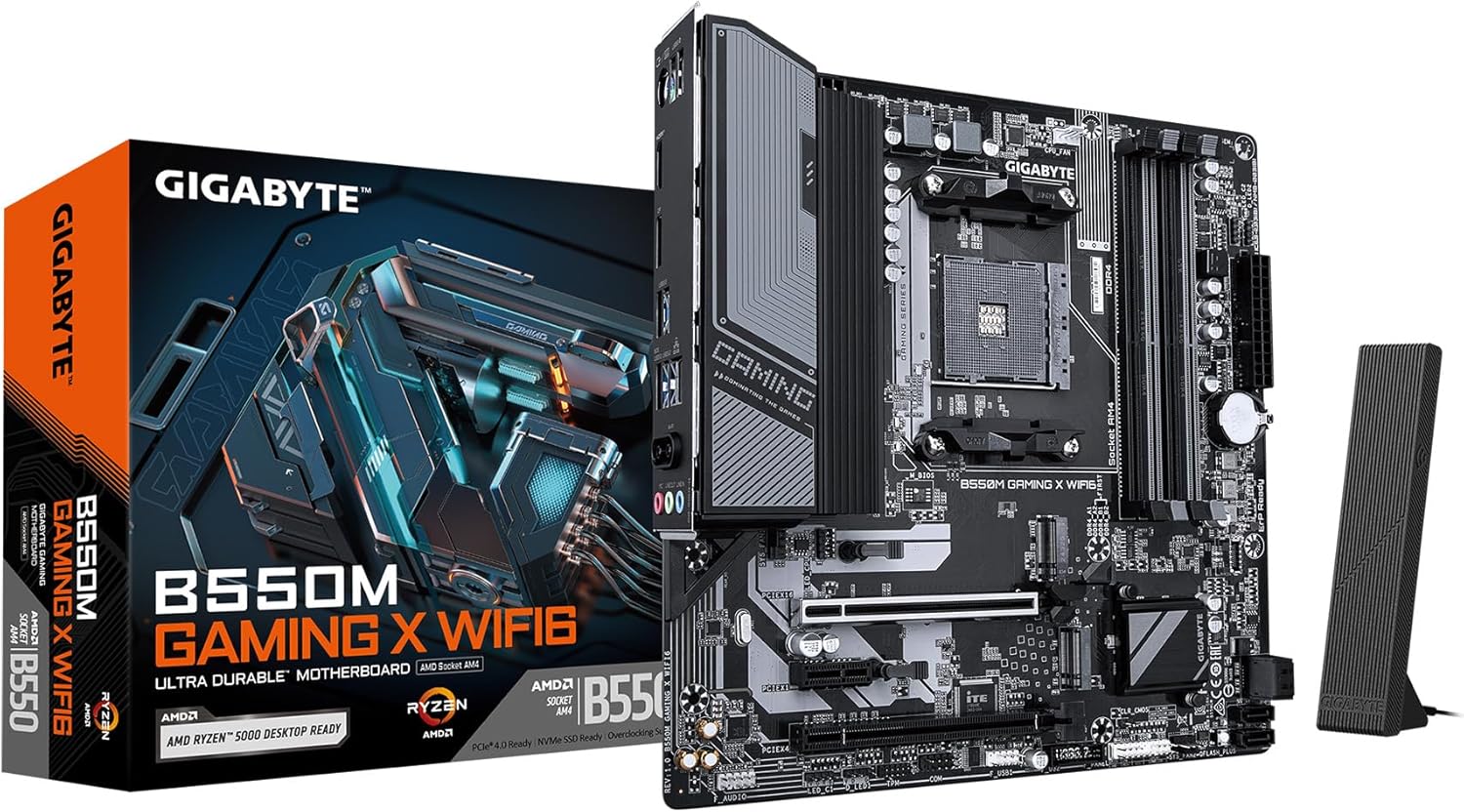 Newegg CPU Motherboard Memory Combo - Ryzen 5 5500 Bundle with B550M Gaming X WIFI6 and TG T-Force Vulcan Z 16GB (2 x 8GB) DDR4 3600