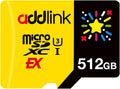 addlink 512GB Gaming microSD Express Card for Nintendo-Switch 2, Speed Up to R/W 880/750 MB/s MicroSDXC Express Memory, ROG Ally, Steam Deck, Camera UHS-I, C10, U3, V30, Full HD 4K