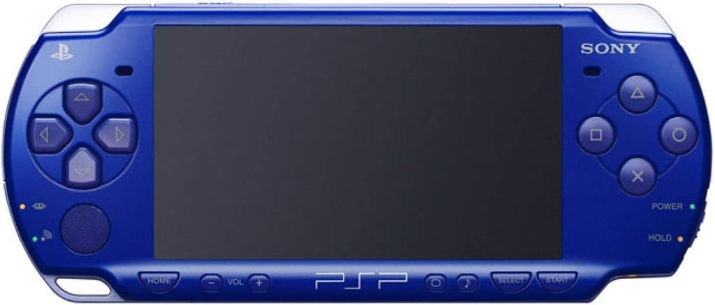 Sony Playstation Portable (PSP) 2000 Series Handheld Gaming Console System (Renewed) (Metallic Blue)