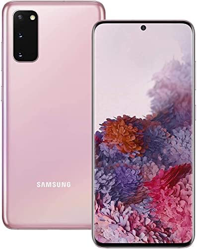 Samsung Galaxy S20 5G, 128GB, Cloud Pink - GSM Carriers (Renewed)