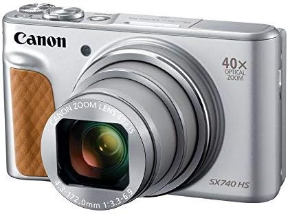Canon PowerShot SX740 HS, Point and Shoot Digital Camera, Optical Zoom, 4K Video, Silver
