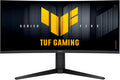 ASUS TUF Gaming 34” 1440P Ultrawide Curved Monitor (VG34WQML5A) - 250Hz, 0.5ms, FastIPS, FreeSync Premium, Extreme Low Motion Blur, DisplayHDR400, 95% DCI-P3, DisplayWidget, Gaming AI, 3 yr Warranty