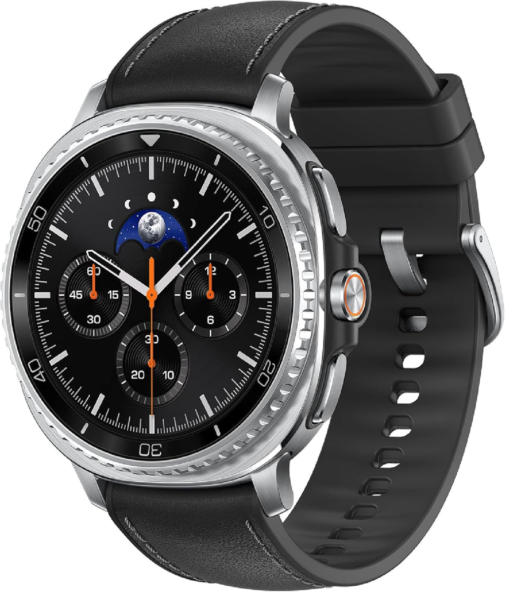 Samsung Galaxy Watch 8 Classic (2025) 46mm Bluetooth Smartwatch, Cushion Design, Rotating Bezel, Quick Button, Sleep Coaching, Running Coach, Energy Score, Black US Version, 2 Yr Warranty