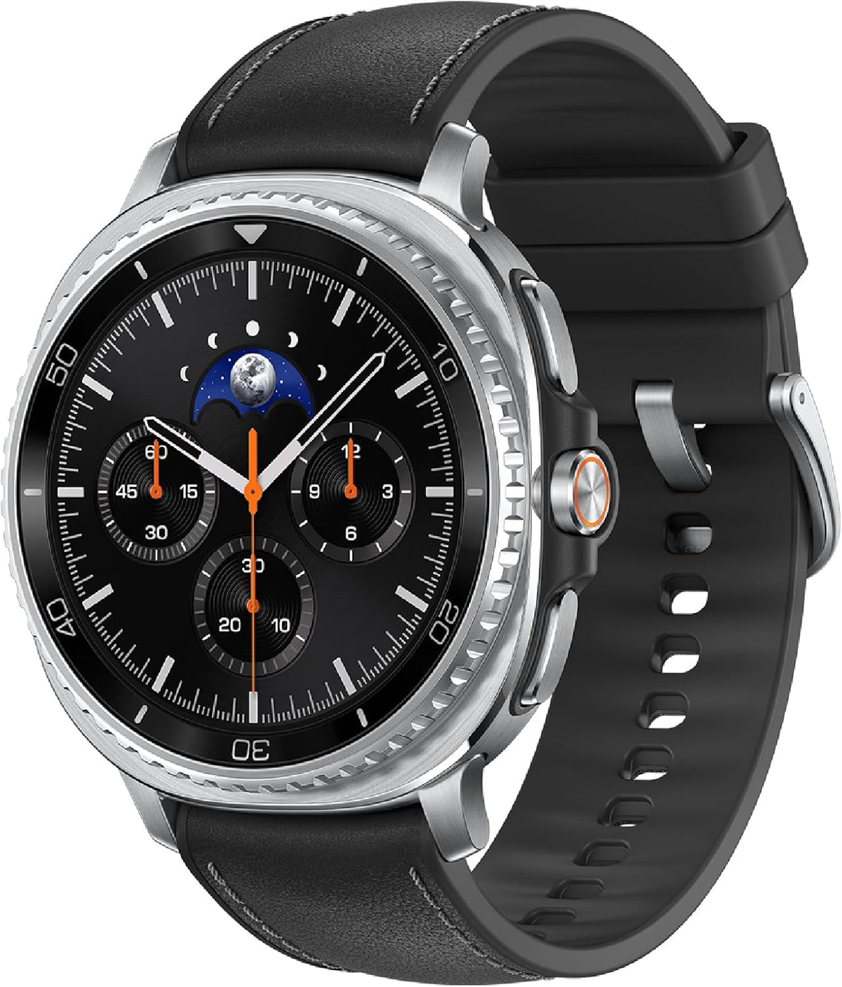 Samsung Galaxy Watch 8 Classic (2025) 46mm Bluetooth Smartwatch, Cushion Design, Rotating Bezel, Quick Button, Sleep Coaching, Running Coach, Energy Score, Black US Version, 2 Yr Warranty