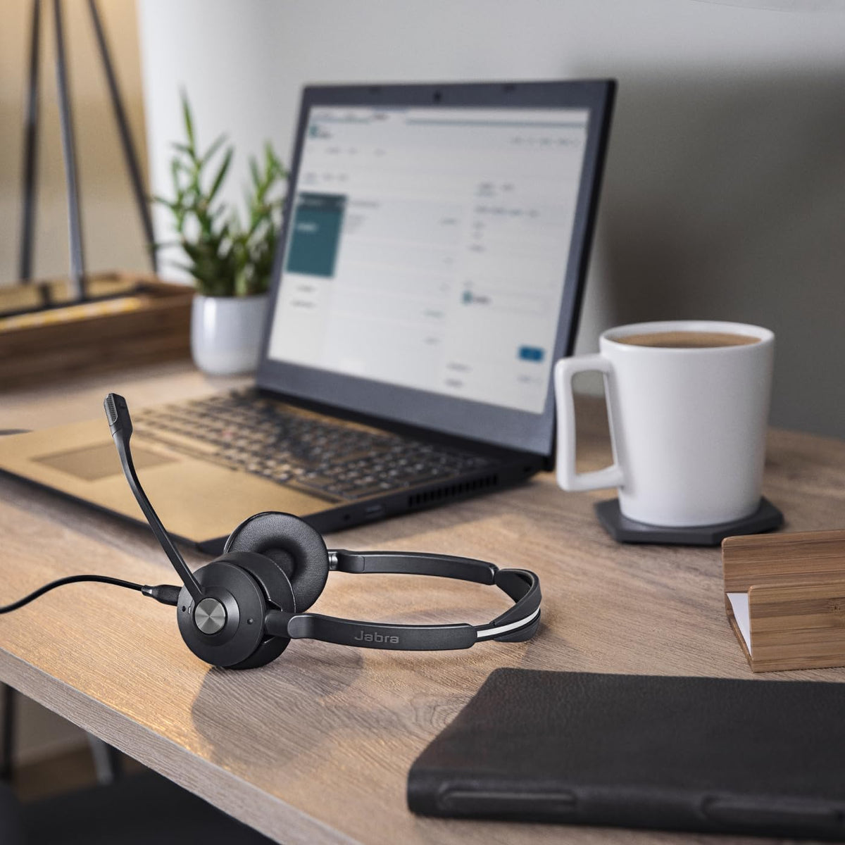 Jabra Engage 65 SE (Second Edition) Wireless Headset, Single-Ear – Telephone Headset with Industry-Leading Wireless Performance, Advanced Noise-Cancelling Microphone, All Day Battery Life - Black