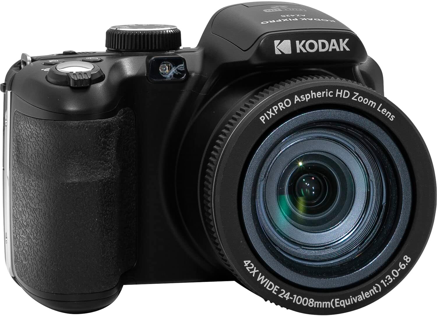 Kodak PIXPRO AZ425 Digital Camera + Camera Case + 128GB Memory Card (Black)