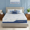 EGOHOME Firm King Size Mattress 12 Inch Memory Foam Mattresses Bed in a Box with Gel Foam and Removeable Fiberglass Free Cover for Cool Sleep and Back Pain Relief, CertiPUR-US Certified, Blue