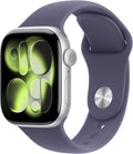 Apple Watch Series 11 GPS 42mm Smartwatch with Silver Aluminum Case with Purple Fog Sport Band - S/M. Sleep Score, Fitness Tracker, Health Monitoring, Always-On Display, Water Resistant