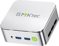 GMKtec Mini PC Computer, G10 Ryzen 5 3500U (Beats N150/4300U/3200U), 16GB RAM 512GB SSD 2.5GbE NIC LAN Desktop Office Home Business HTPC, Triple 4K Display, WiFi, BT, USB-C, DP, Type-C PD, HDMI 2.1