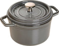 Staub Mini Round Dutch Oven 0.75-Quart Graphite Grey by staub (Stove)