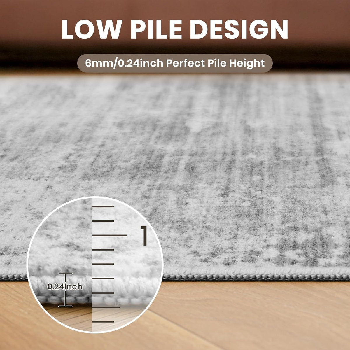 zesthome 9x12 Area Rugs for Living Room, Non-Slip Backing Washable Rug, Modern Abstract Area Rug, Stain Resistant Rugs for Bedroom, Ultra-Thin Large Area Rugs, Area Rug 9x12