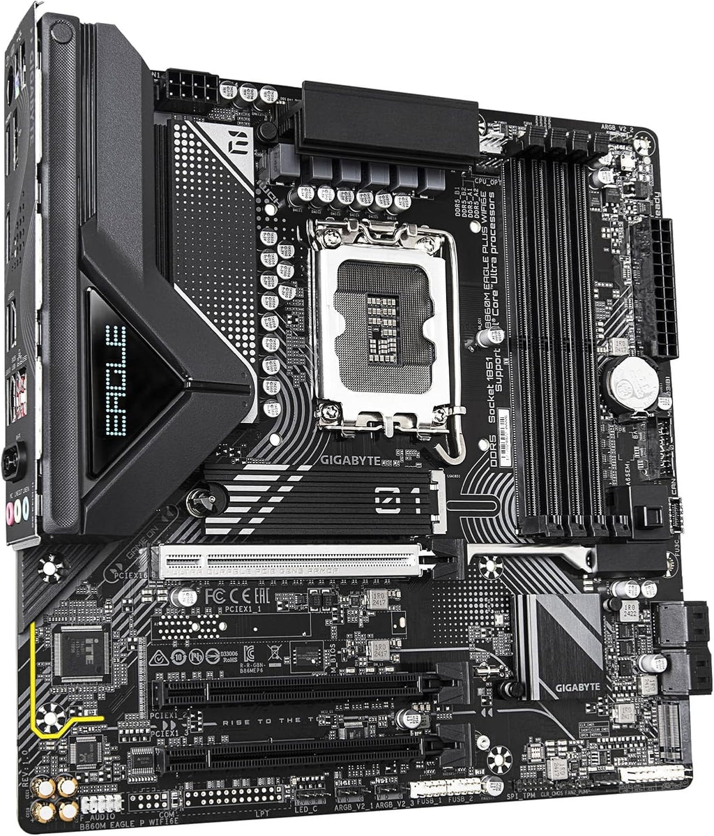 Micro Center CPU Motherboard Combo -Ultra 5 Desktop Processor 225F 10 cores with GIGABYTE B860M Eagle Plus WIFI6E LGA1851 Motherboard
