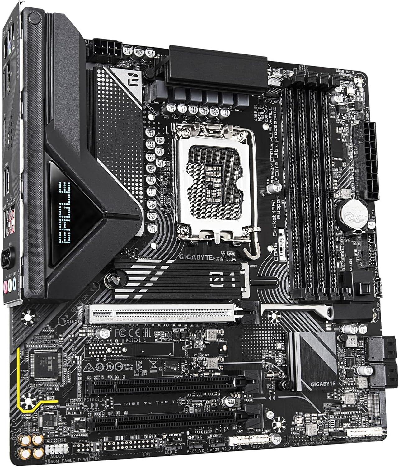 Micro Center CPU Motherboard Combo -Ultra 5 Desktop Processor 225F 10 cores with GIGABYTE B860M Eagle Plus WIFI6E LGA1851 Motherboard