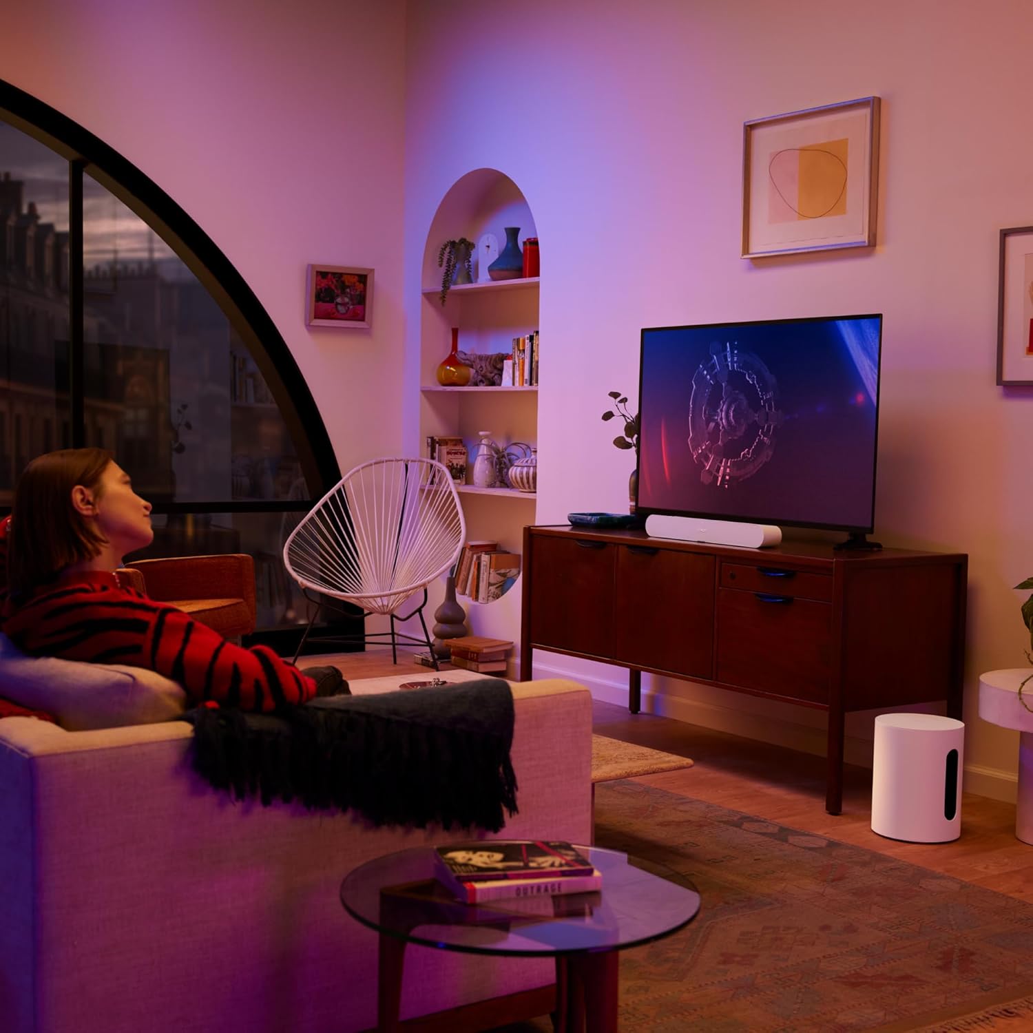 Sonos Sub Mini - White - Compact Wireless Subwoofer