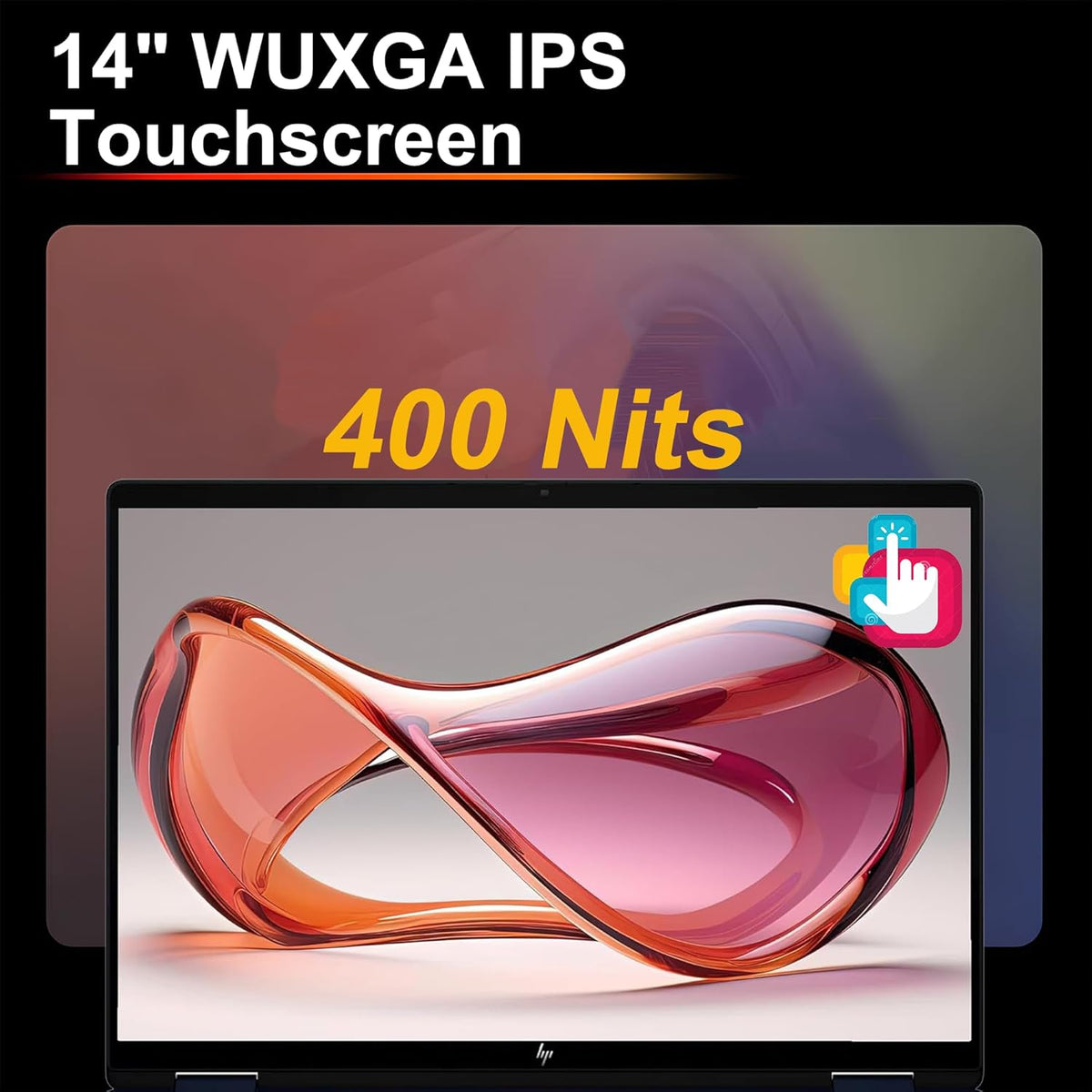 HP OmniBook X Flip 2-in-1 Laptop 14" WUXGA IPS Touch (400nits) Intel 8-core Ultra 7 256V (Up to 47 Tops) 16GB RAM 1TB SSD for Creator Designer Business Professional Win11Pro ICP Hub