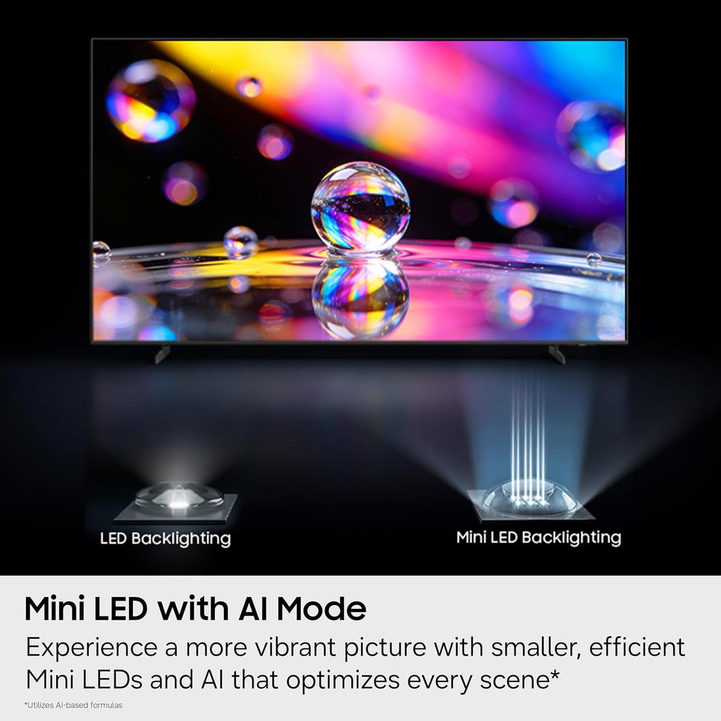 Samsung 65-Inch Class Mini LED M80H Series Samsung Vision AI Smart TV (2026 Model, 65M80H) Mini LED with AI Mode, Motion Xcelerator 144Hz, Pure Spectrum Color, Auto HDR Remastering, Alexa Built-in