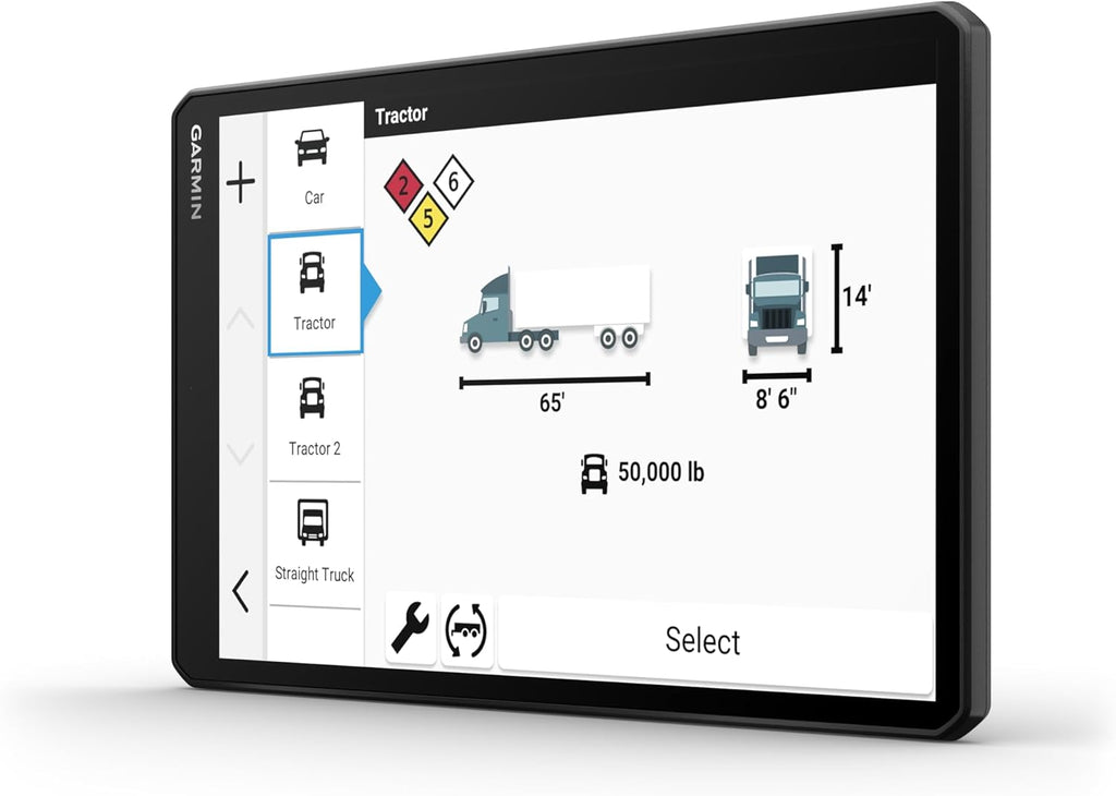 Garmin dēzl™ OTR1020, Extra-Large High-Res 10” GPS Truck Navigator, Custom Truck Routing, Satellite Imagery, Wind Speed, Community-Shared Loading Docks, Dual-Orientation Display, Renewed