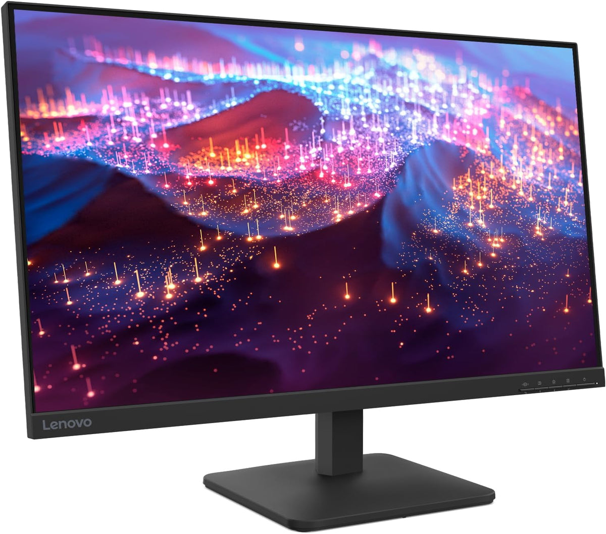 Lenovo L27-4e Monitor - 27" Flat IPS FullHD Display - 100Hz Refresh Rate - 4ms Response Time - HDMI 1.4 - VGA - Tilt Stand - Raven Black