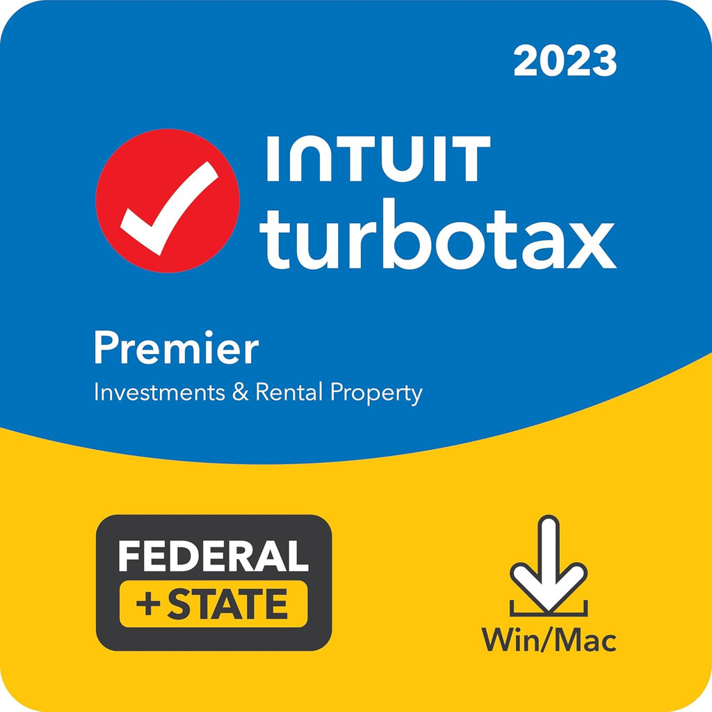 Old Version TurboTax Premier 2023, Federal & State Tax Return PC/Mac Download