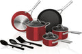 Ninja Foodi Never Stick 9pc Nonstick Cookware Set (9, Black)
