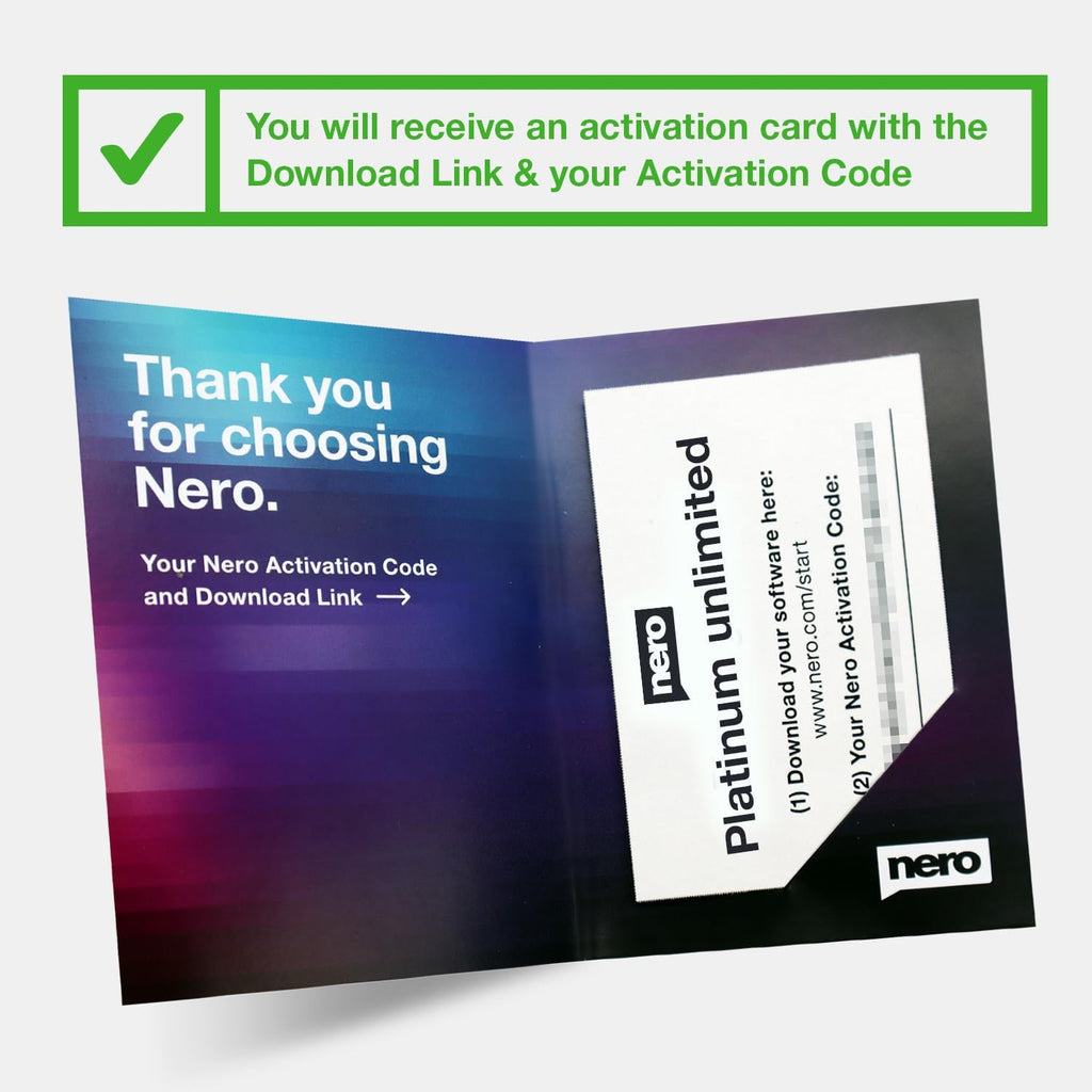 Nero Platinum Unlimited | Backup & Media Management Software | AI Photo Organizer, Convert & Burn Media, Clean & Speed Up Your PC | Lifetime License | 1 PC | Windows 11/10/8/7